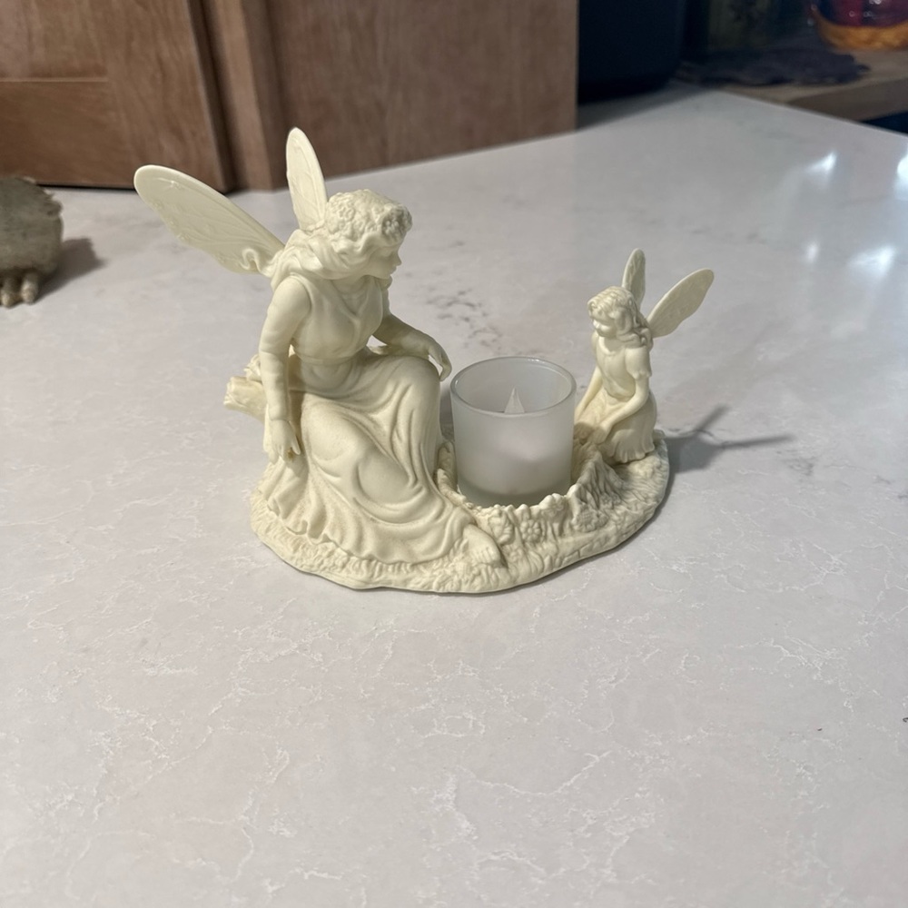 PartyLite Ariana Ivory Fairy Candle Holder - Picture 2 of 8
